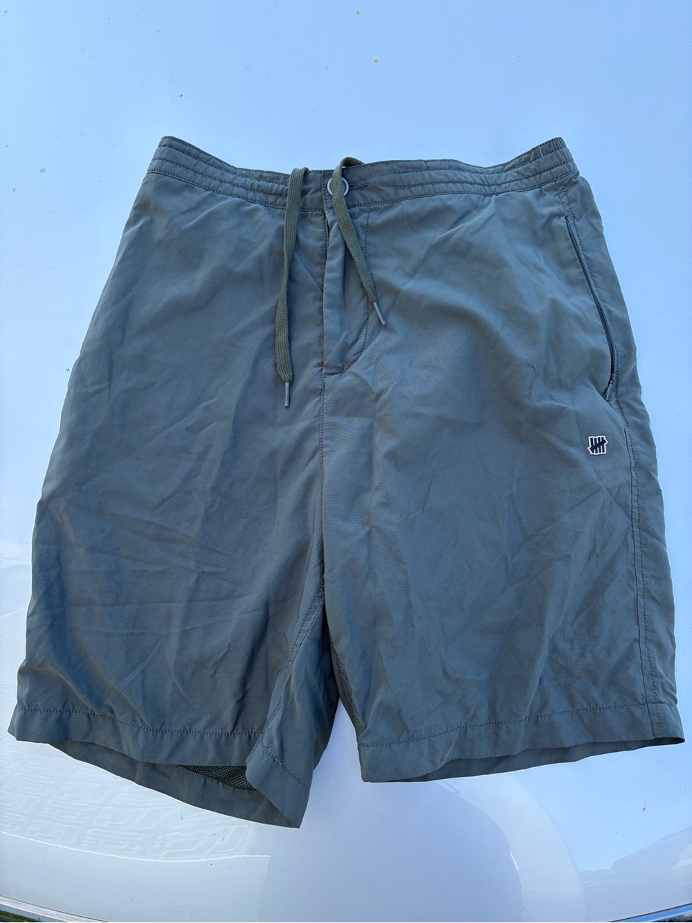 Undefeated Men's Olive Green Athletic Shorts supreme Stussy Nike air Jordan
